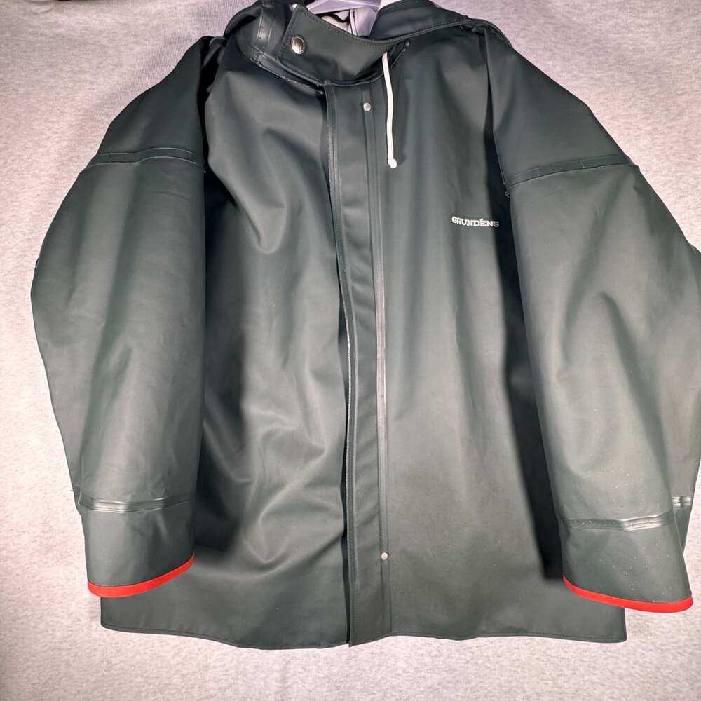 Grundens Brigg 40 Commercial Fishing Jacket Green